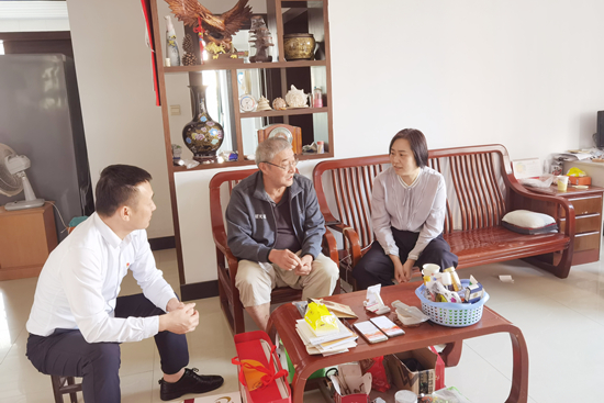 金华武义人保财险：慰问退休老党员