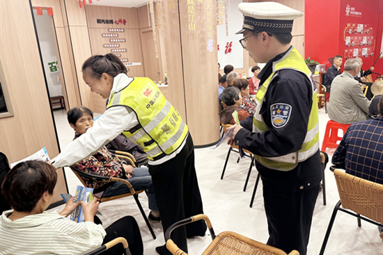 金华武义人保财险:警保联动,安全宣导进乡村