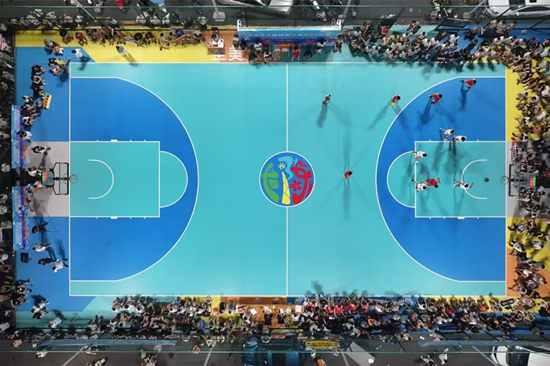 金华义乌人保财险：村BA“篮”不住